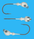 White - Bass Swim Heads