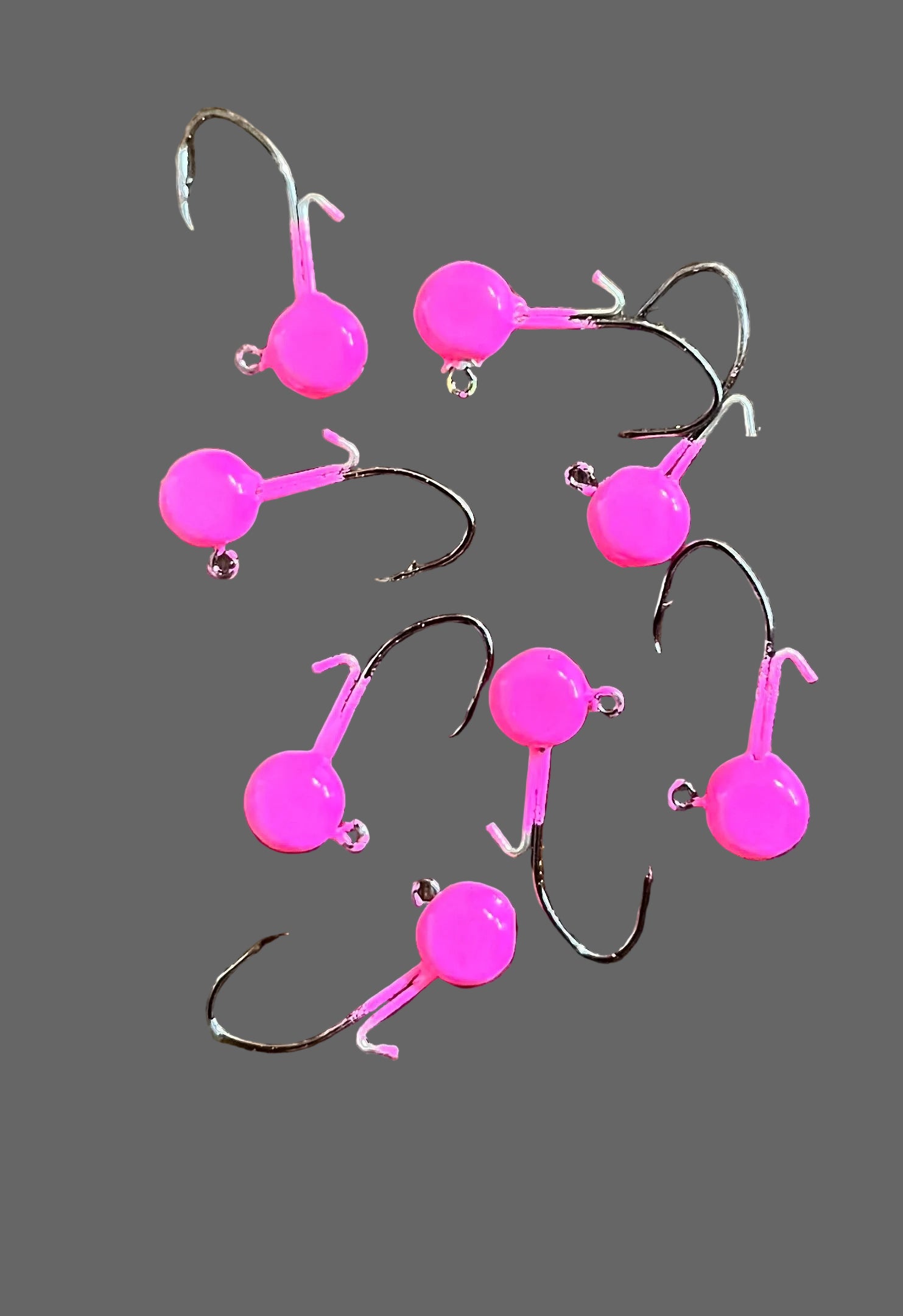 Pink- Crappie Jig Hooks