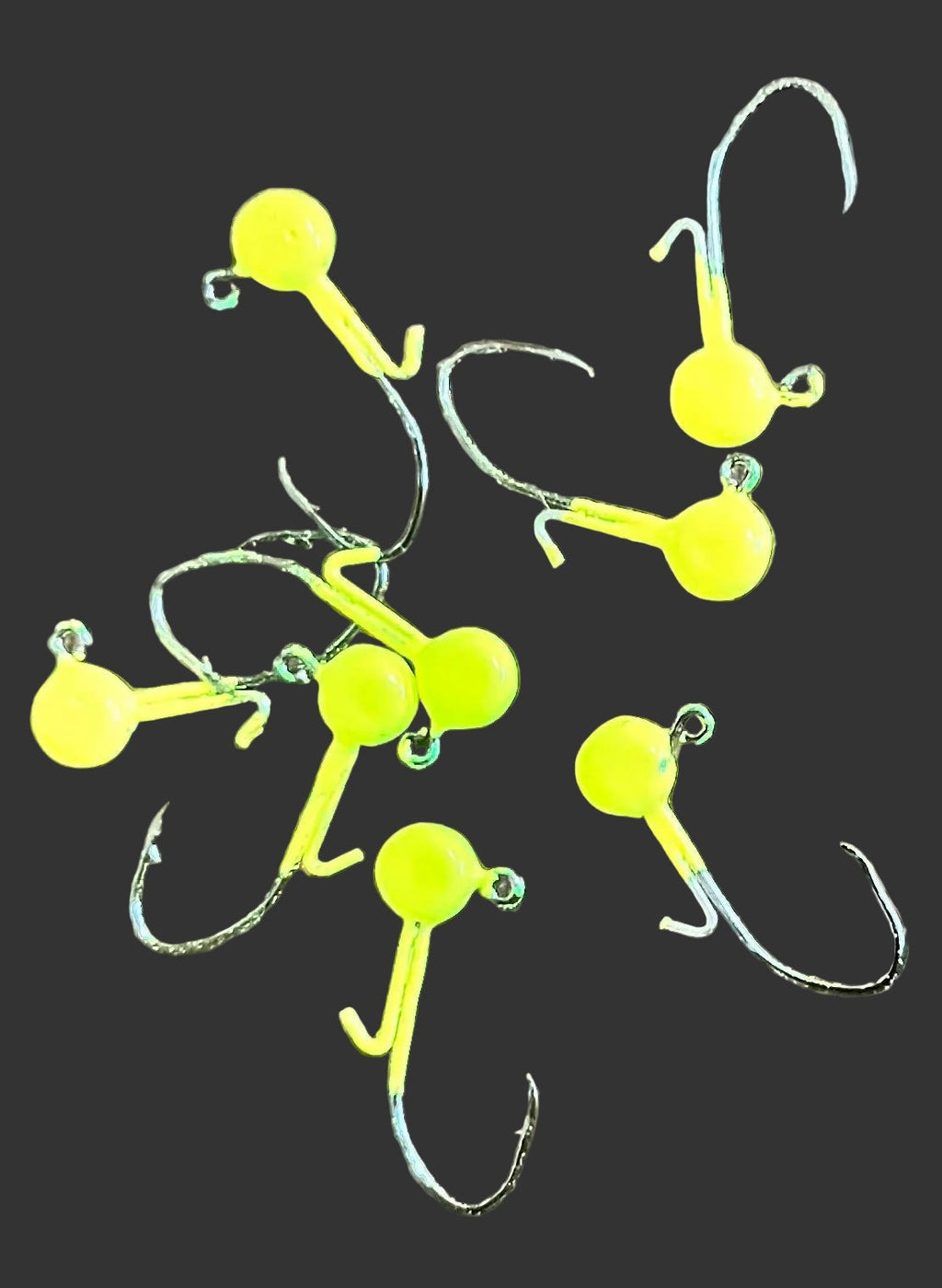 Yellow- Crappie Jig Hooks