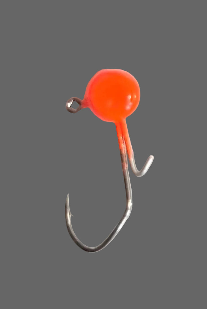 Orange- Crappie Jig Hooks